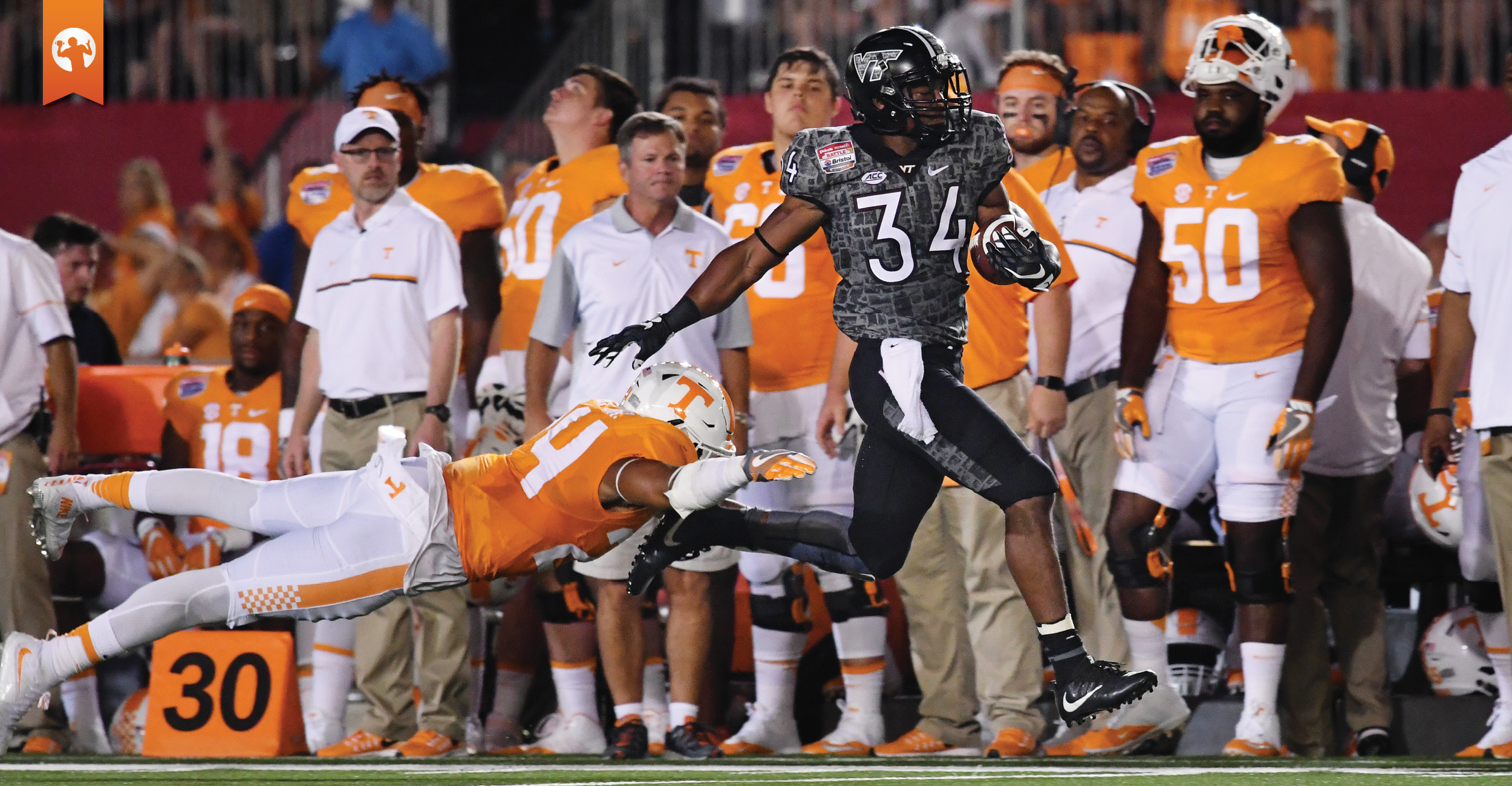 PHOTOS: Battle at Bristol Between Tennessee and Virginia Tech Sets  Attendance Record